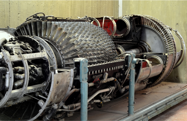 Used and Broken Turbine Components